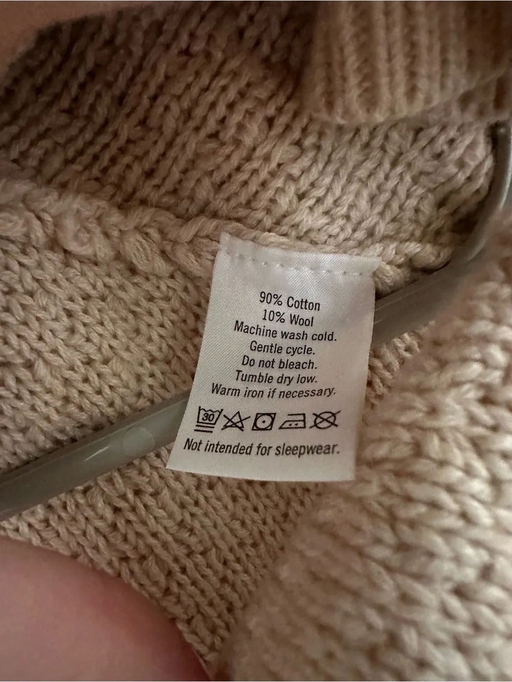 Janie and Jack Light Tan Textured Sweater Poncho